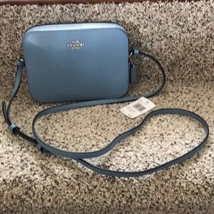 Never used Blue coach camera bag
